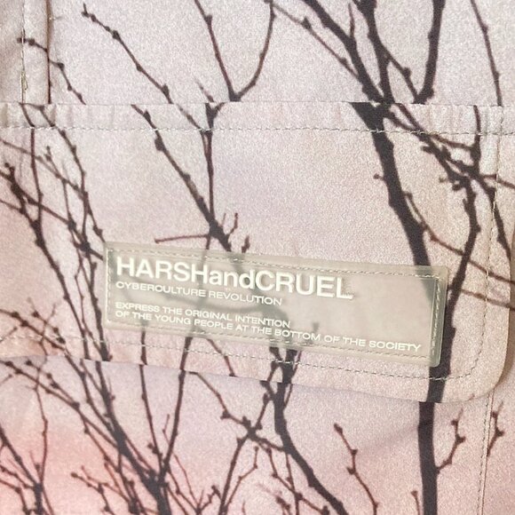 Abstract Tree Adjustable Windbreaker (Blue/Pink) - Picture 7 of 11